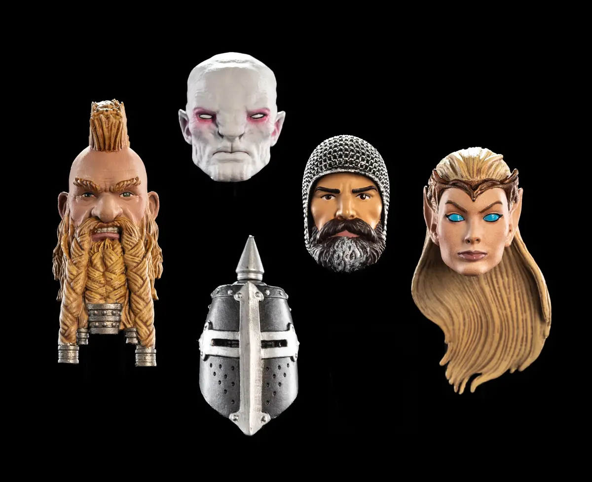 Pre-Order (Deposit) - Mythic Legions: The Roleplaying Game - Set Of 5 Heads Pack 1
