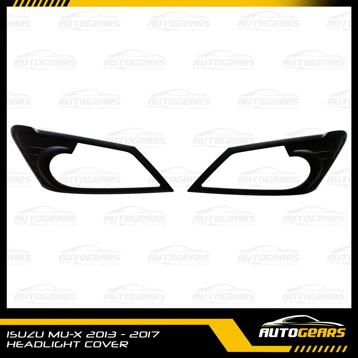 Isuzu Mu-X (2013 - 2017) Headlight Cover Black 1