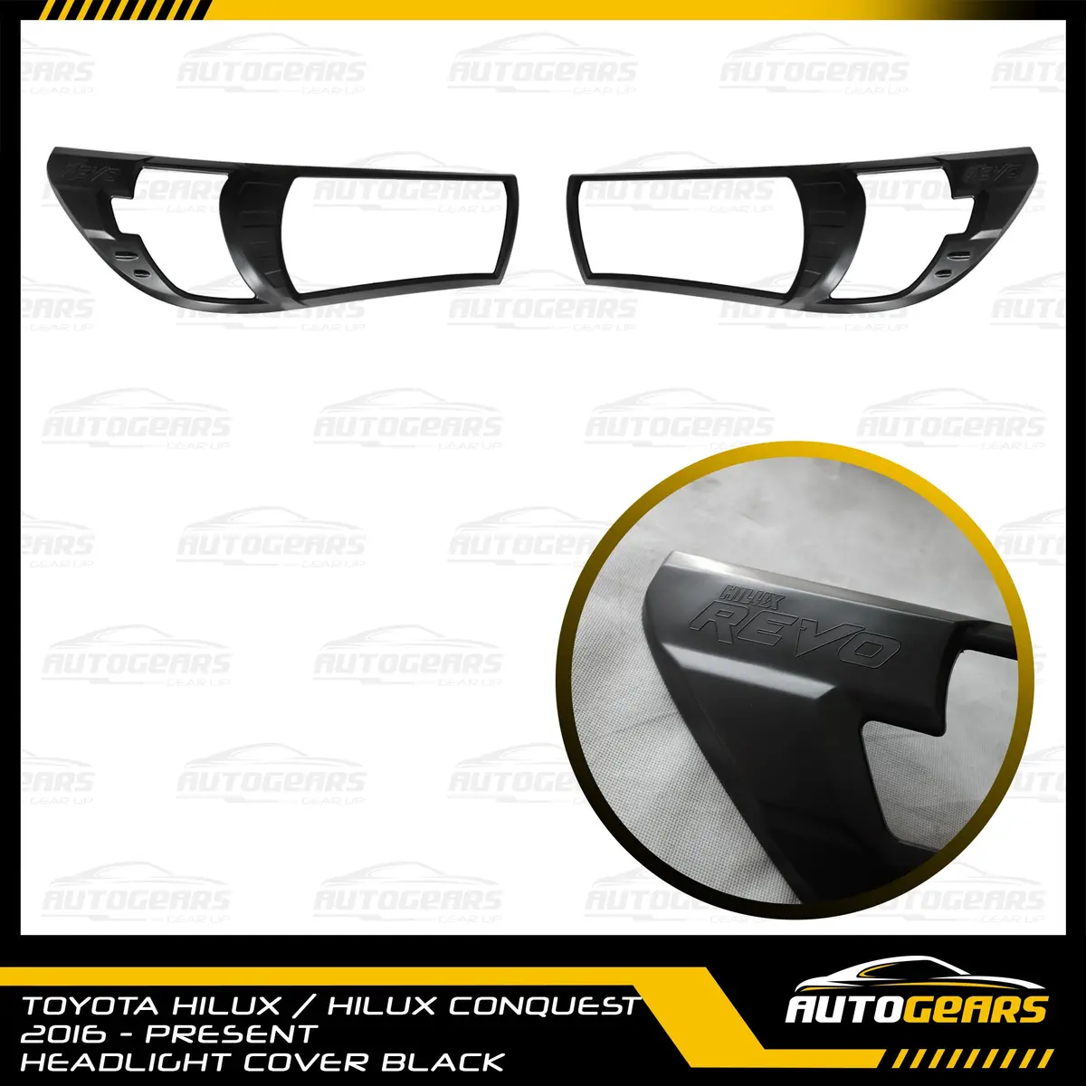Toyota Hilux / Hilux Conquest (2016 - 2026) Head Light Cover 1