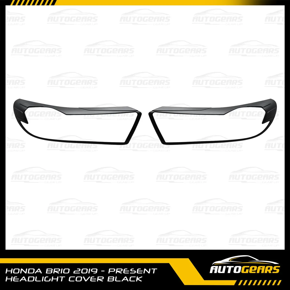 Honda Brio (2019 - 2022) Headlight And Tail Light Cover Black 2