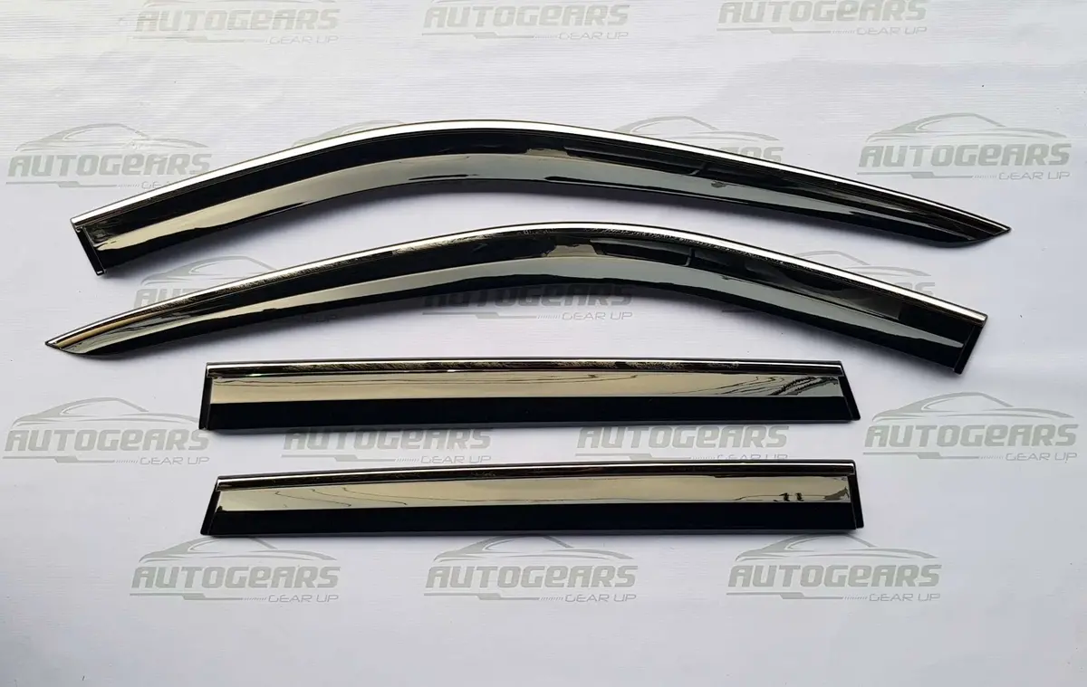 Honda Cr-V Crv (2024 - 2026) Rain Visor With Chrome Trim 2
