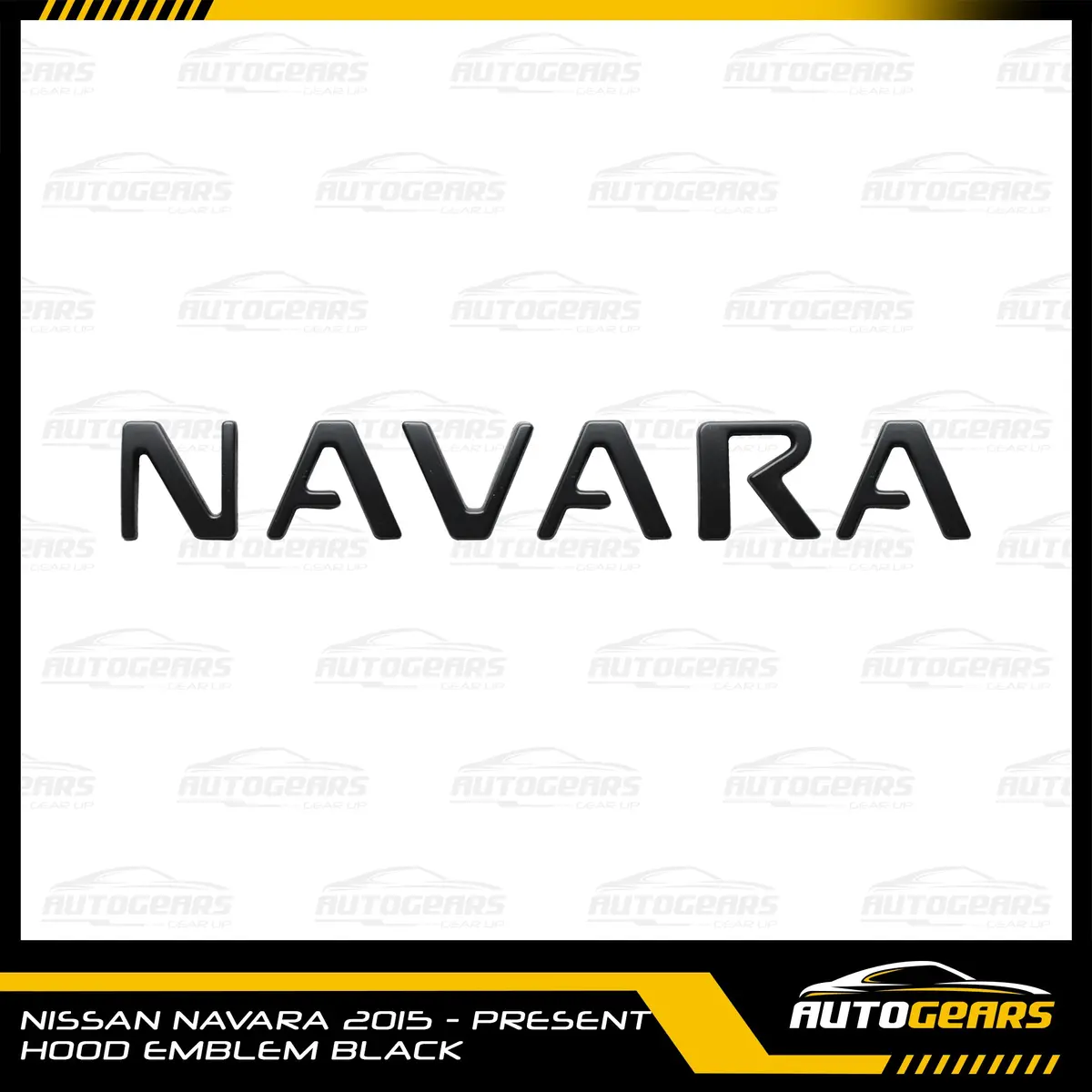 Nissan Navara (2015 - 2026) Hood Emblem Black 1