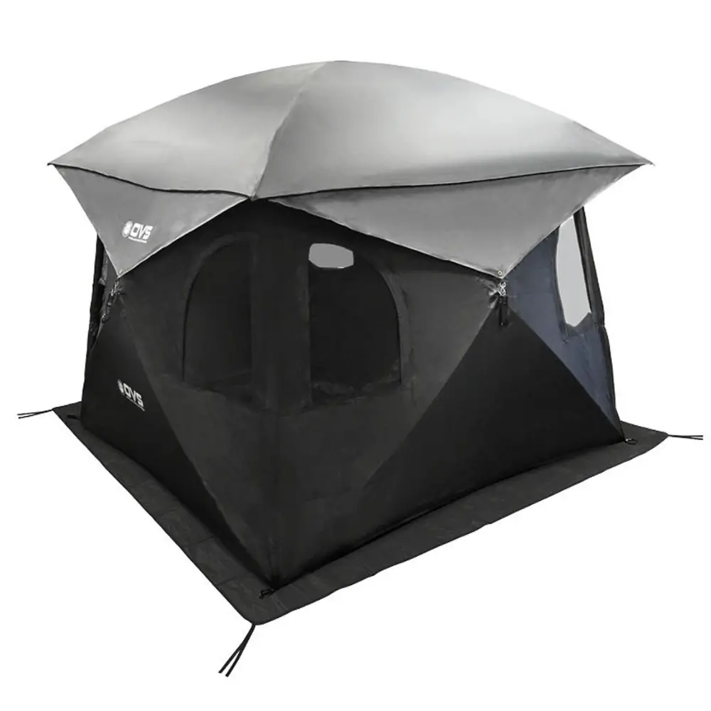 Hub Centric Ground Tent - Black Body & Grey Rainfly 1