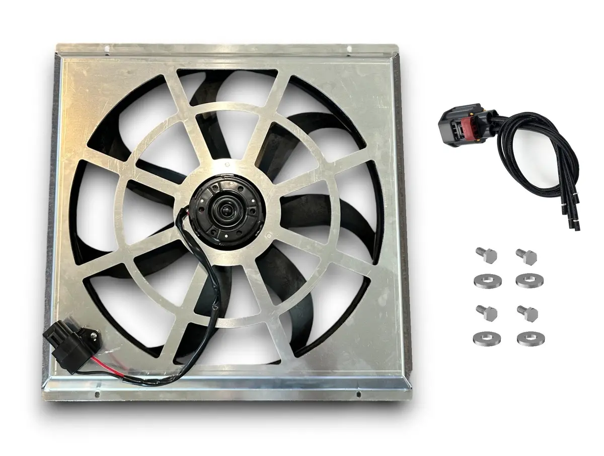 Electric Fan And Shroud - Scout Ii, Terra, Traveler 1