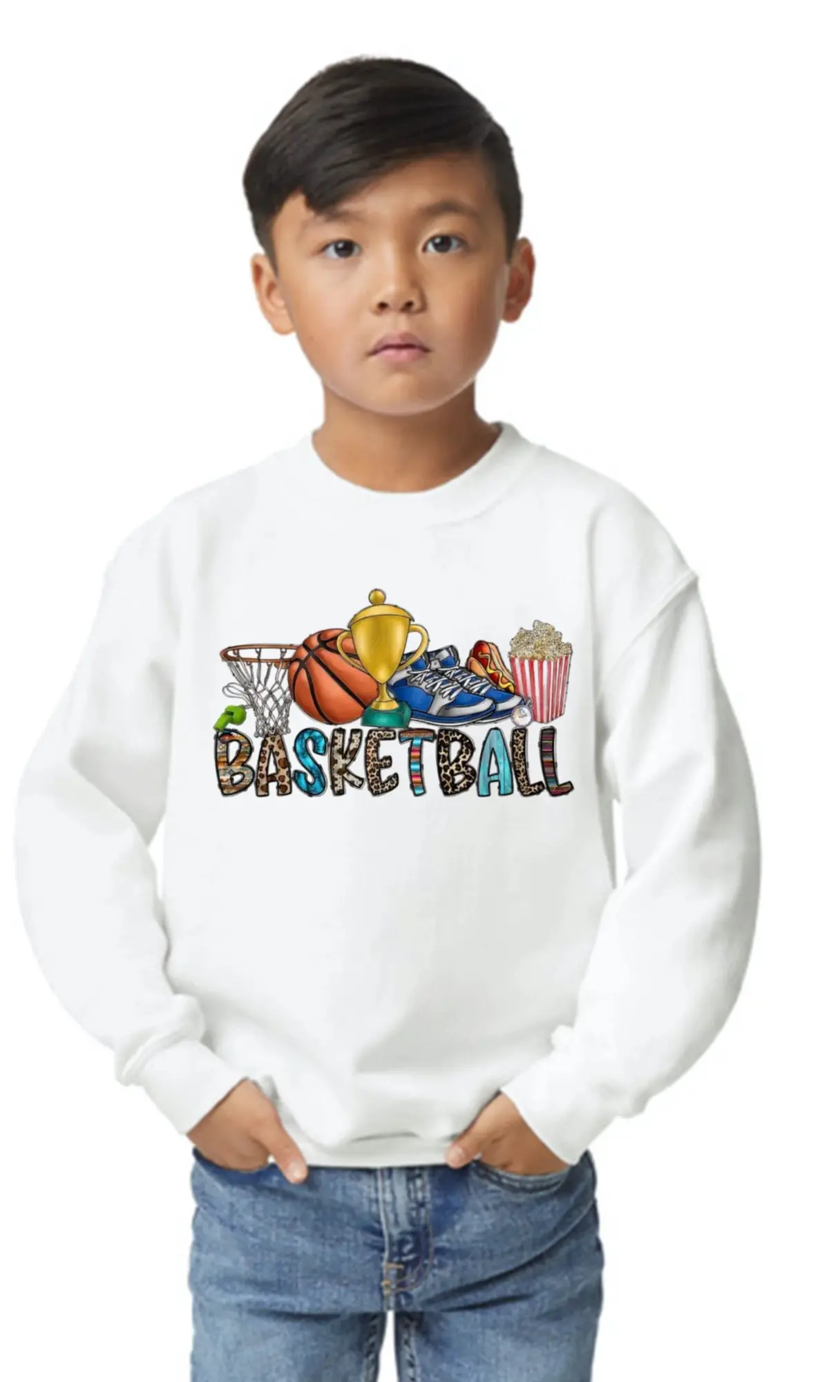 Basketball Sweatshirt (Youth) 1
