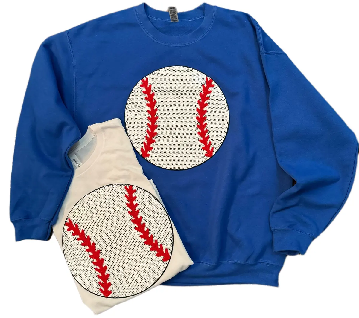 Sequin Baseball Sweatshirt & Hoodies (Various Options) 1