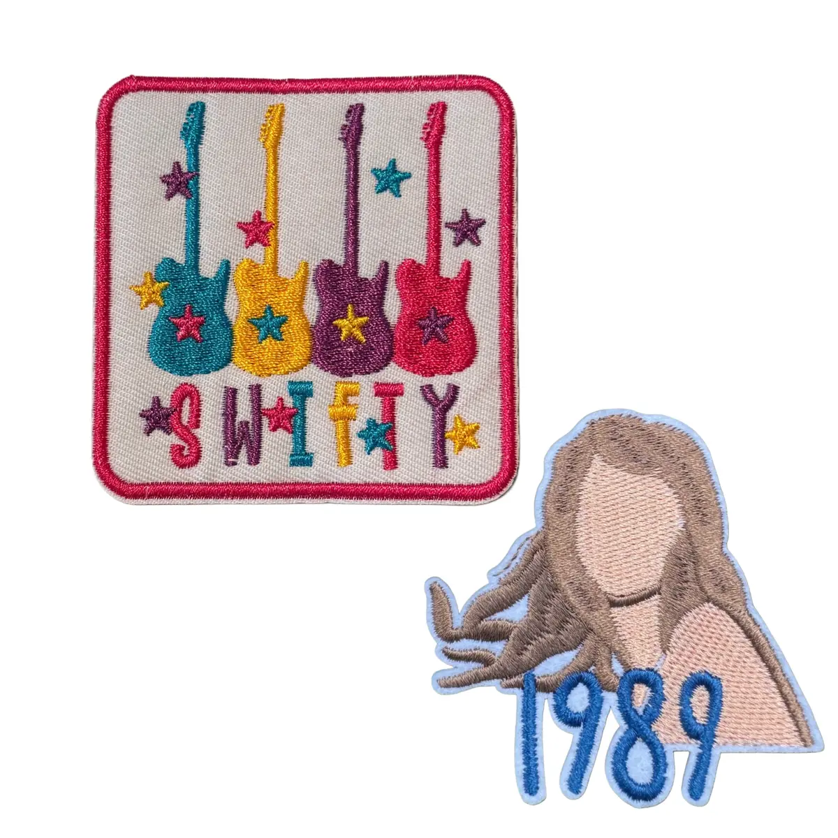Guitar Swifty Iron On Patch 1