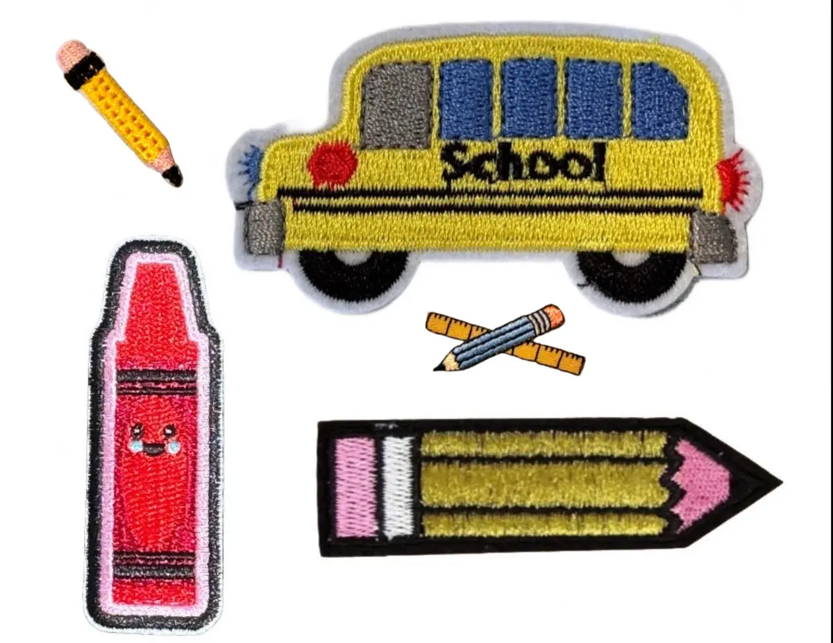 School Iron On Patches 1