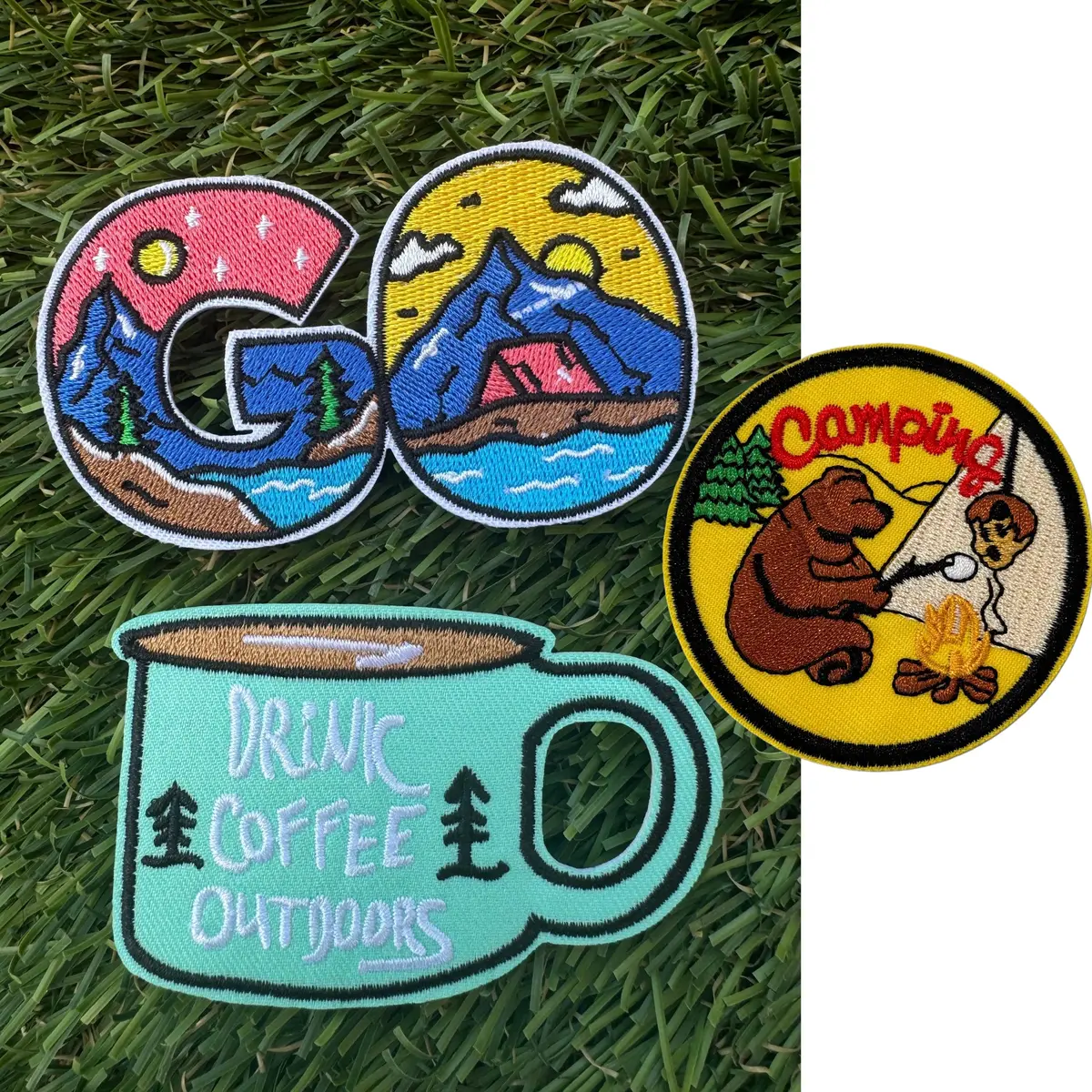 Camping & Outdoor Iron On Patches 1