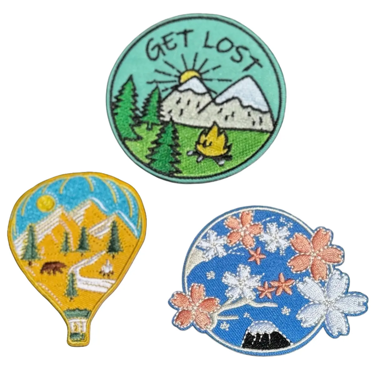 Mountain & Nature Iron On Patches 1