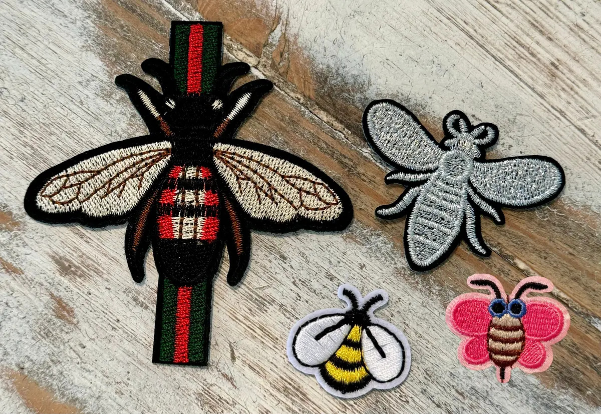 Bumble Bee Iron On Patches 1