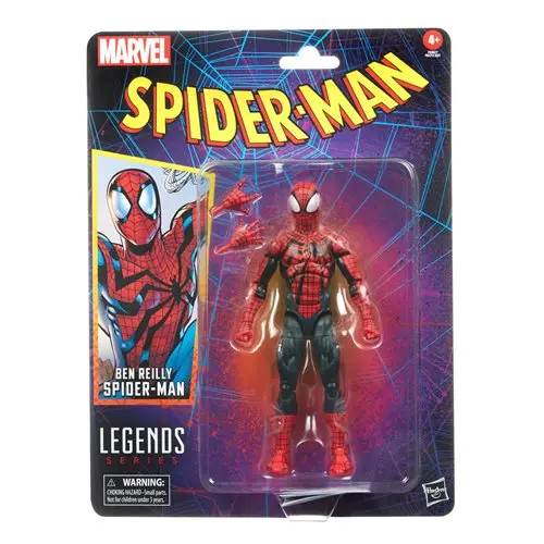 Marvel Legends Retro Ben Reilly Spiderman 6-Inch Action Figure 1