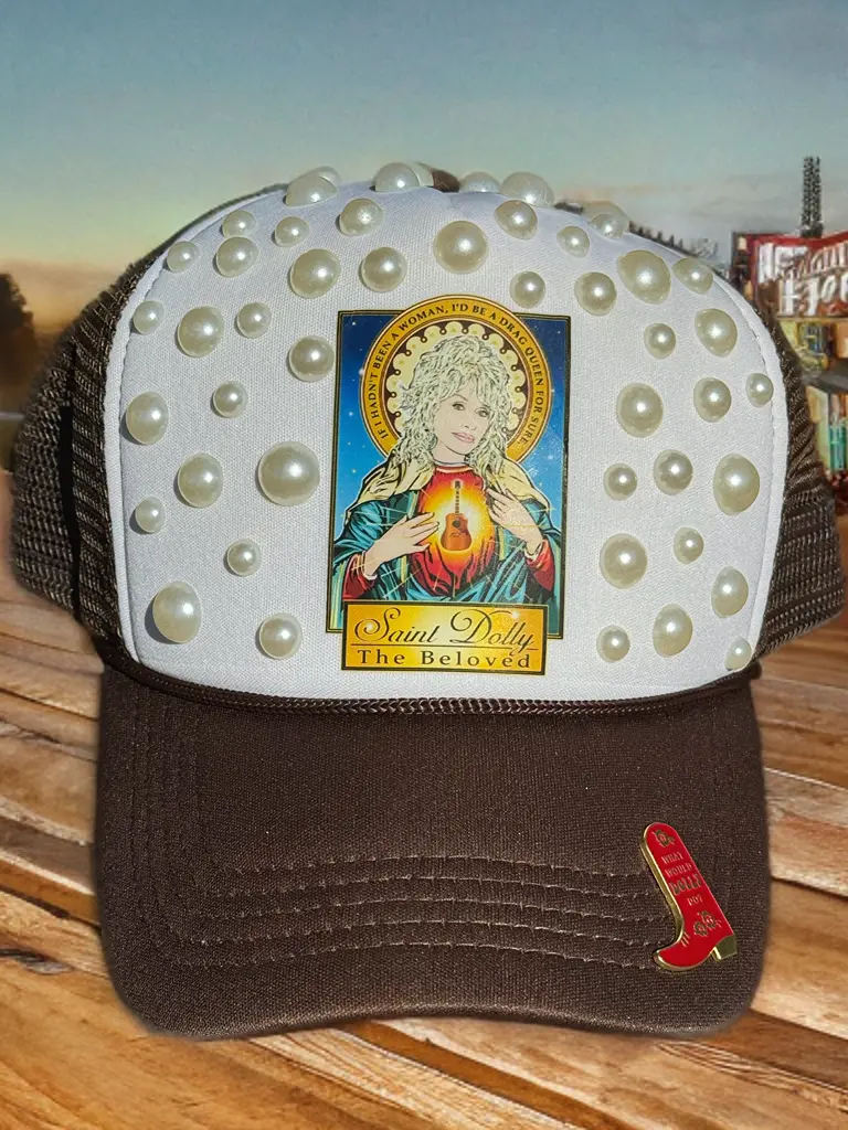 The Pearled Dolly Hat 1