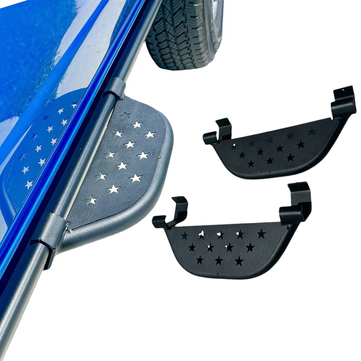 Bbm Gallop Quick Release Mini Steps For 2021+ Ford Bronco With Rock Rails Set Of 2 1