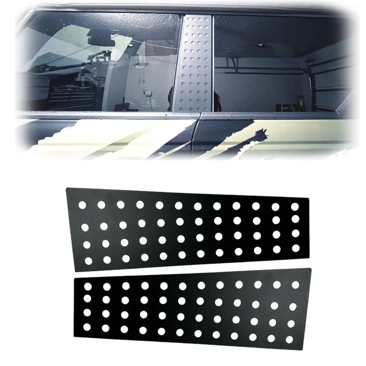 Bbm B Pillar Panel Cover Trim Set Of 2 For 2021+ Ford Bronco 4 Door 1