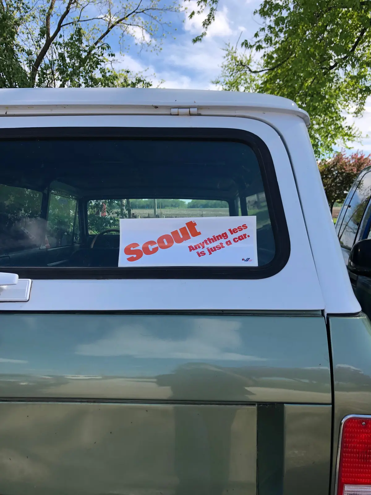 "Anything Less Is Just A Car" Sticker 1