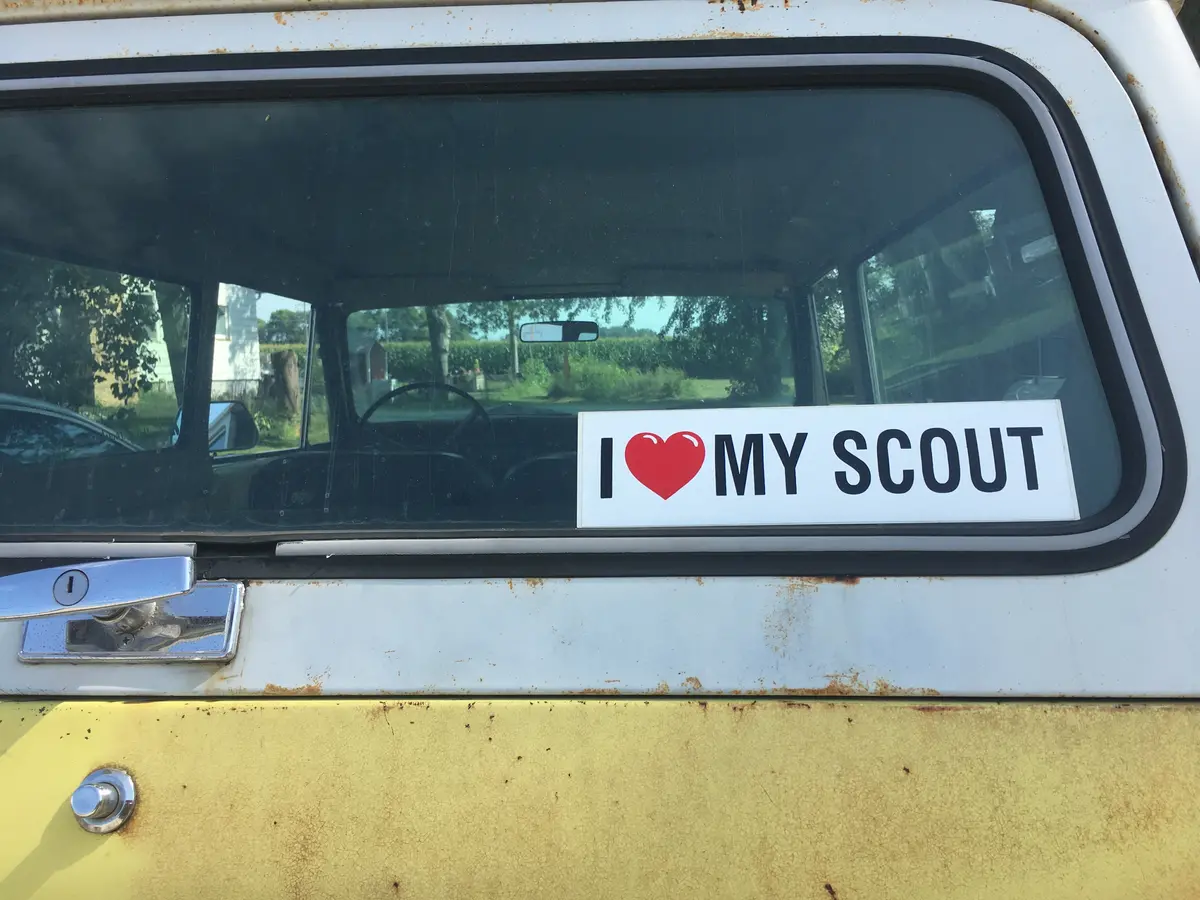 "I Heart My Scout" Sticker 1
