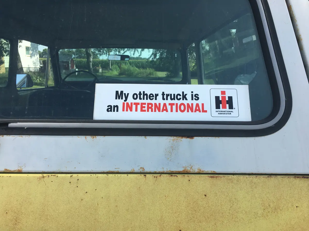 "My Other Truck Is An International" Ih Sticker 1
