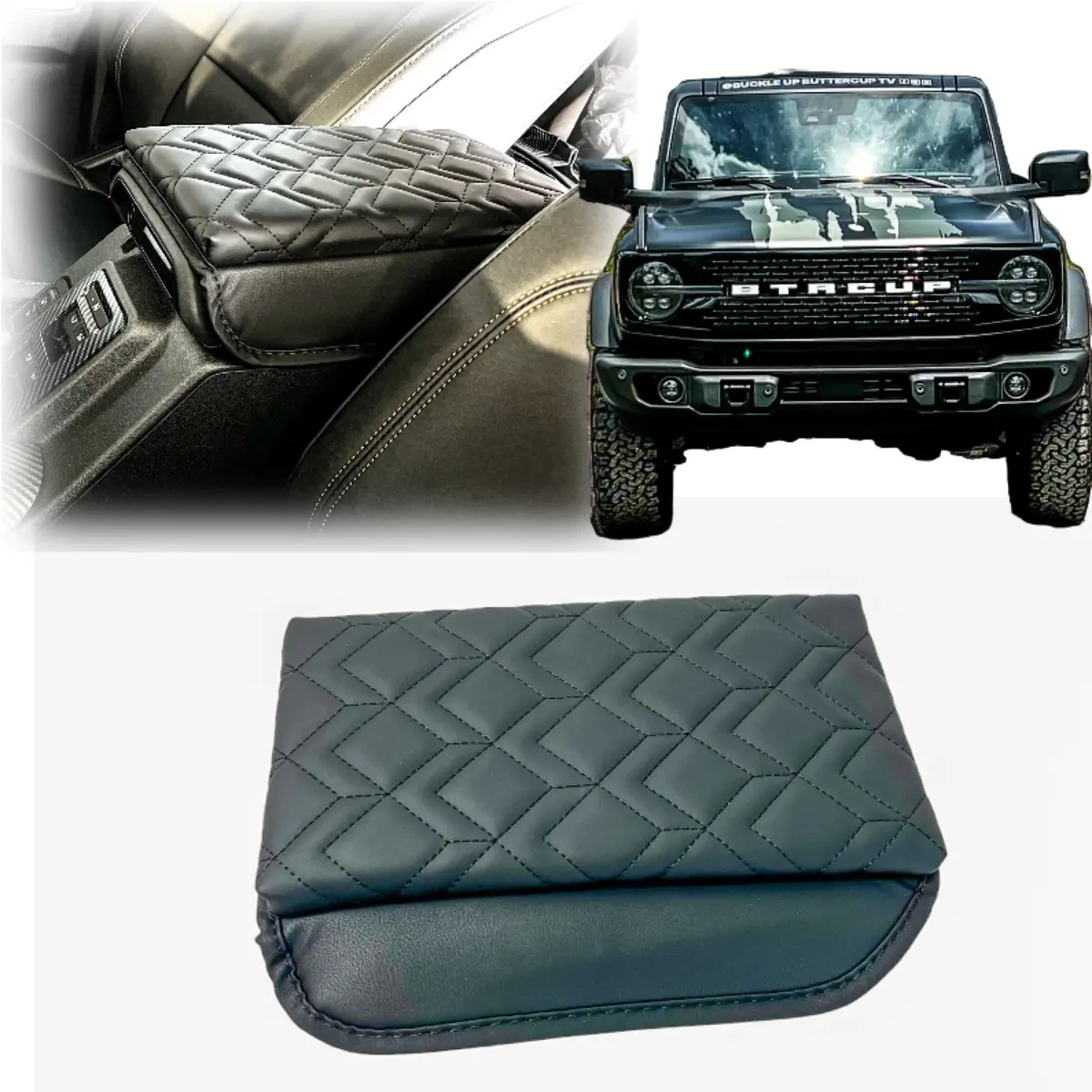 Bbm Padded Arm Rest For 2021+ Ford Bronco 1
