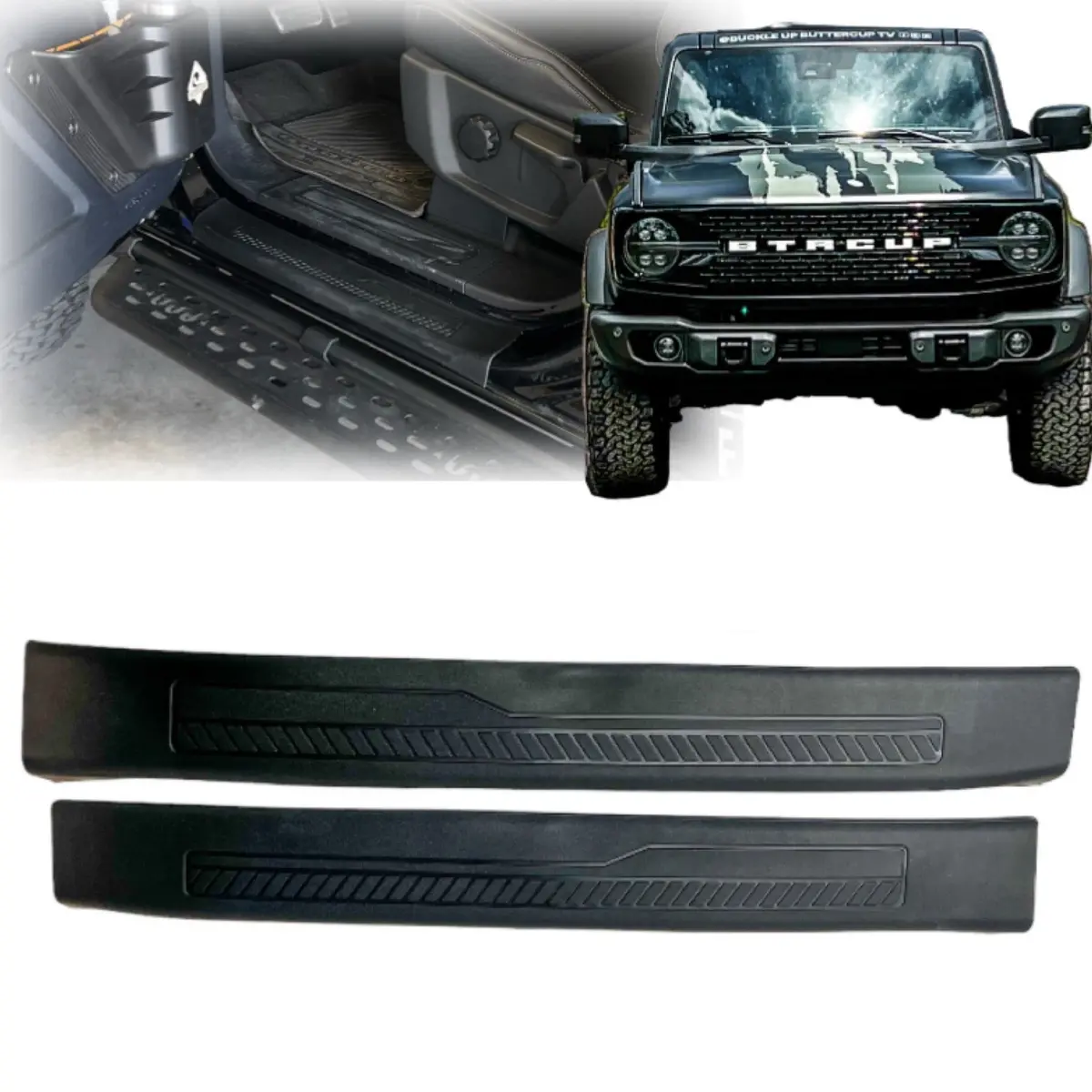 Bbm Door Sill Protectors For 2021+ Ford Bronco 2 Door 1