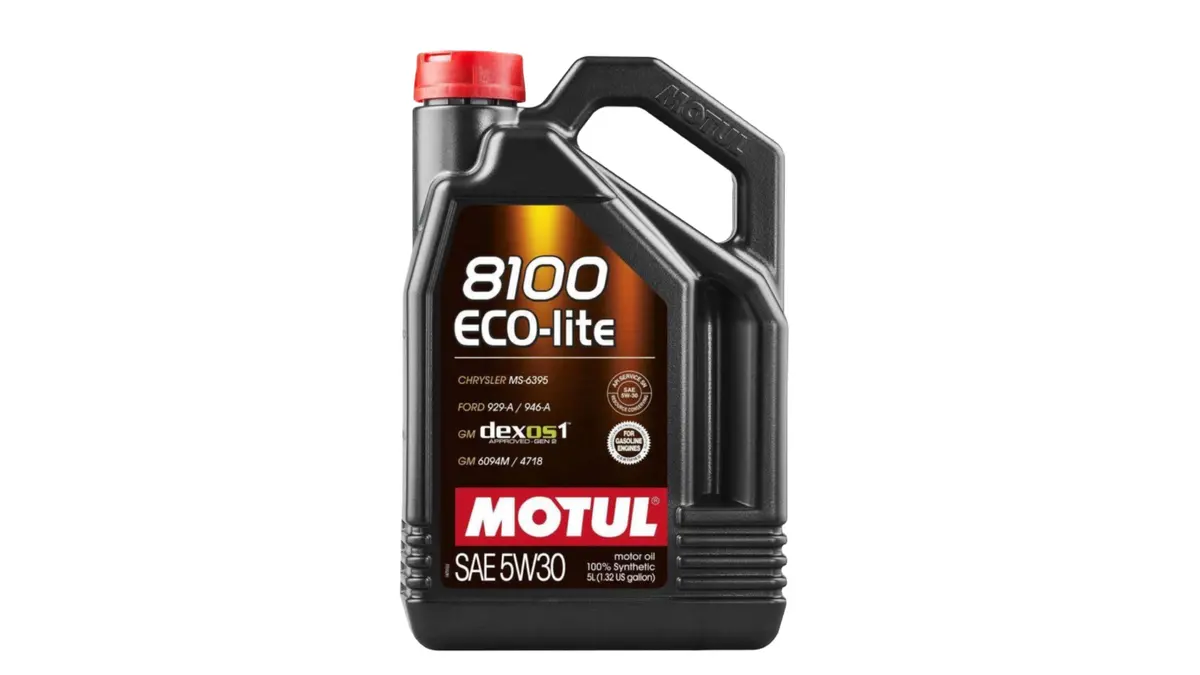 Motul 5L Synthetic Engine Oil 8100 5W30 Eco-Lite | 108214 1