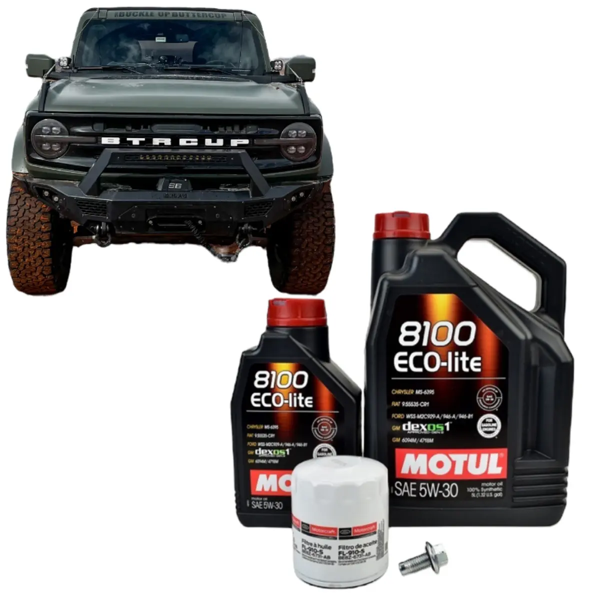 Buckle Up Off-Road Oil Change Kit For 2.3L 2021+ Ford Bronco 1