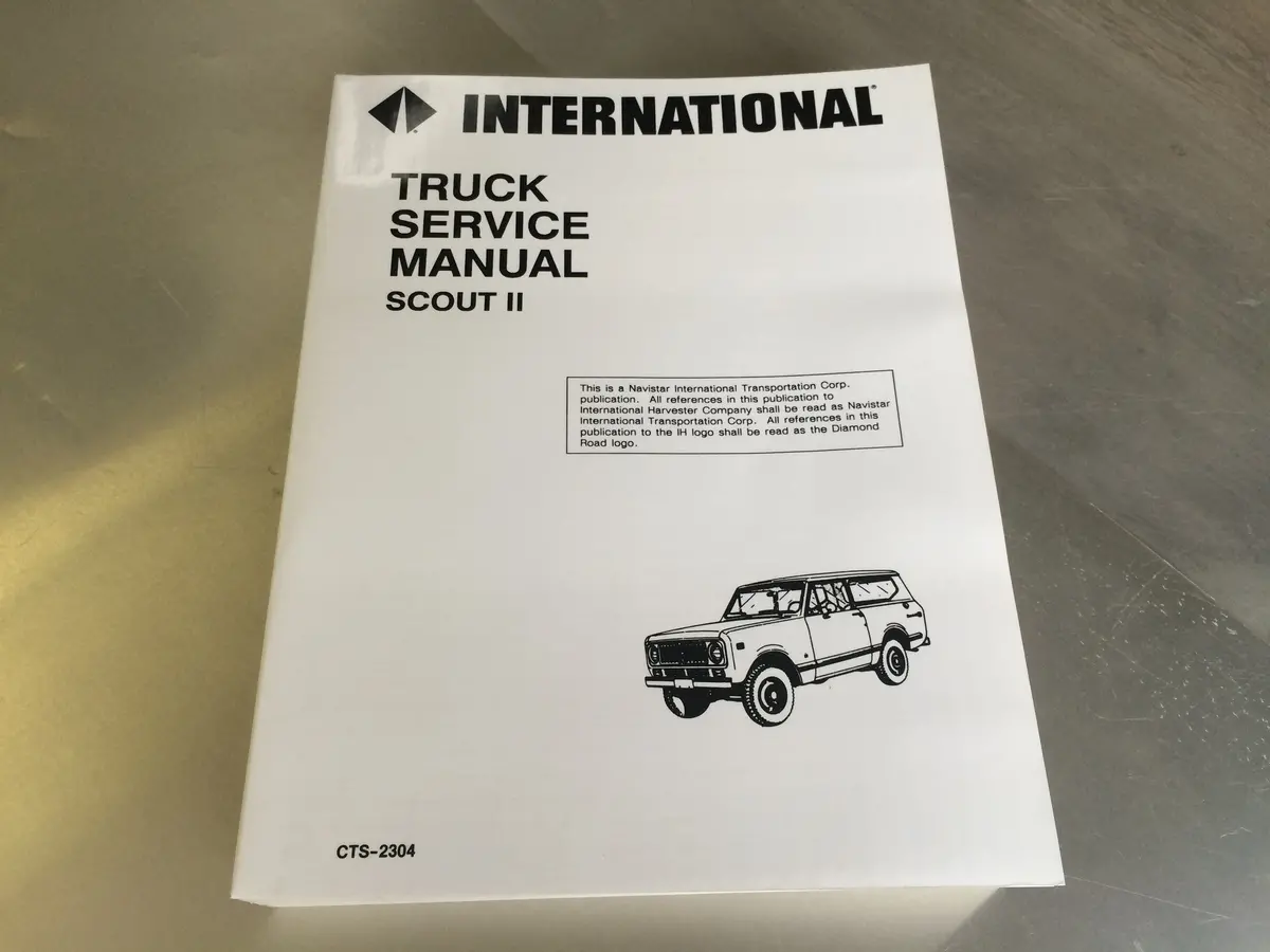 Service Manuals (See Details For All Vehicles) 1