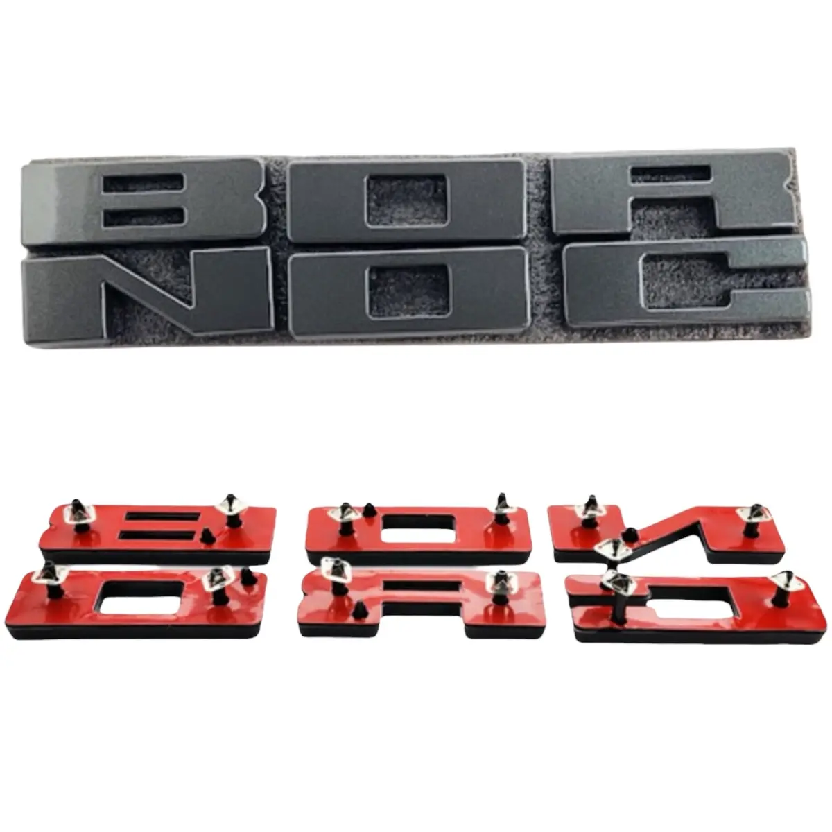 Upr Bronco Grille Replacement Lettering (Carbonized Gray) | Upr-3683-03 1