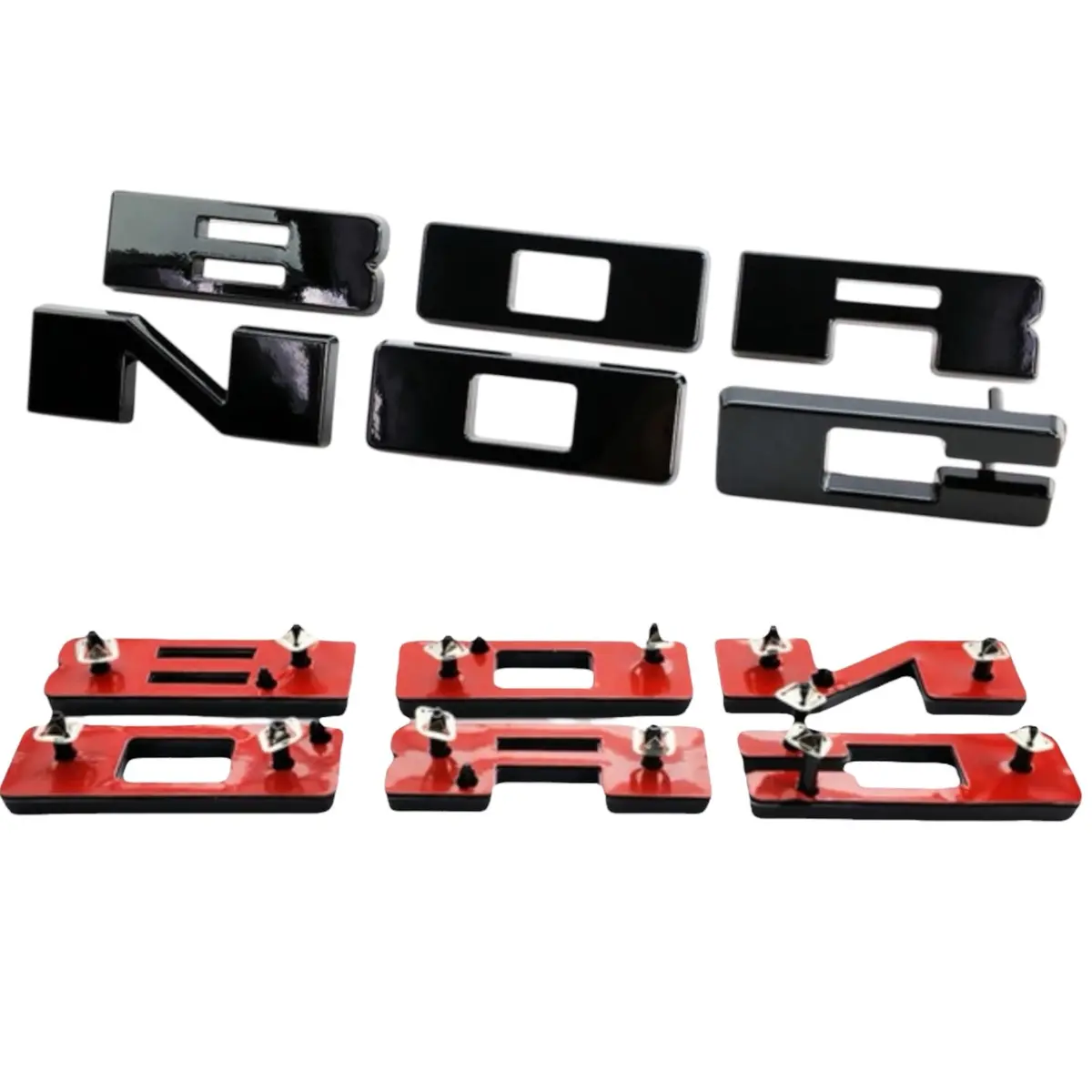 Upr Bronco Grille Replacement Lettering (Shadow Black) | Upr-3683-10 1