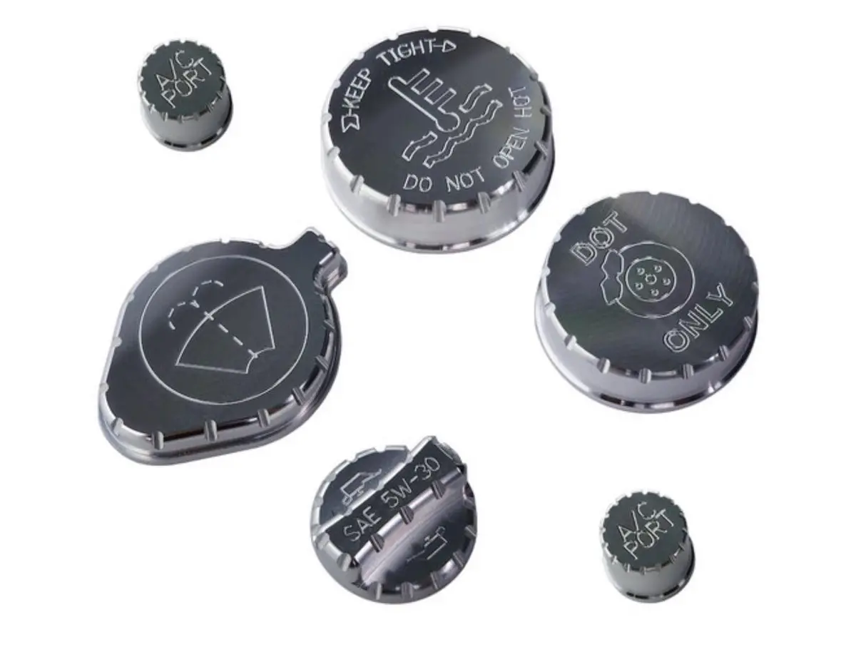 Upr (Satin) 2.3 / 2.7 Engine Cap Cover Package 6Pc Kit For 2021+ Ford Bronco | Upr-6400-001 1