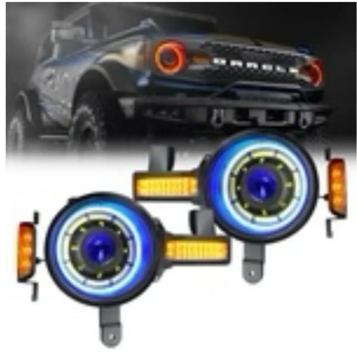 Oracle Lighting Oculus™ Colorshift® Bi-Led Projector Headlights For 2021+ Ford Bronco 1