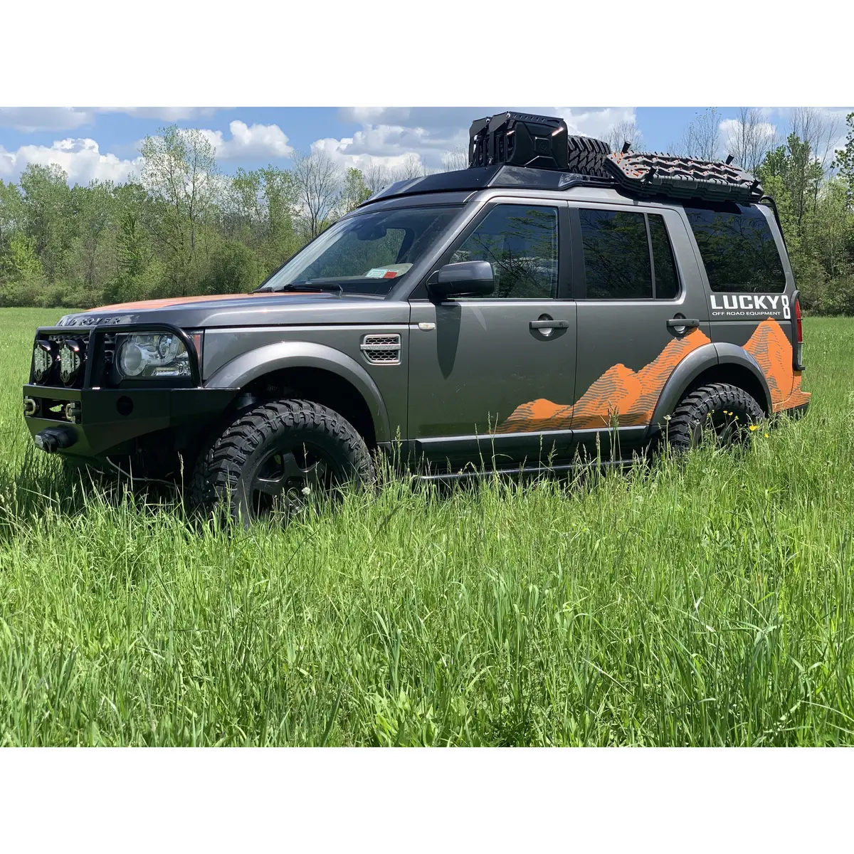 Proud Rhino Heavy Duty Steel Front Winch Bumper – Land Rover Lr4 (2010–2016) 1