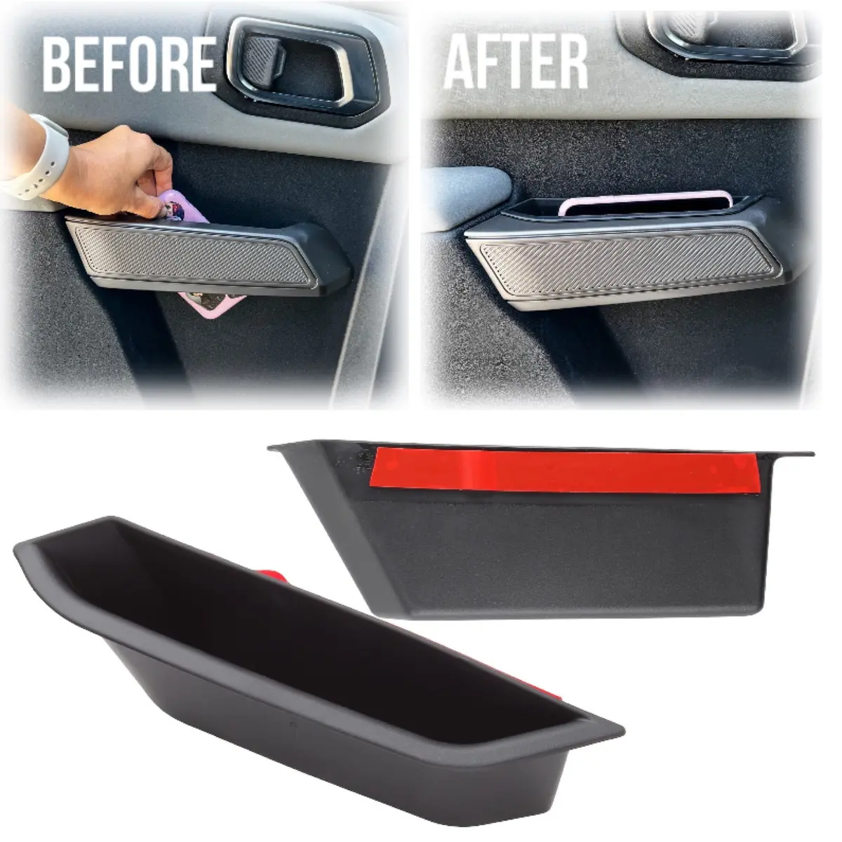 Bbm Drop In Door Handle Storage Bins For 2021+ Bronco (4-Door) 1