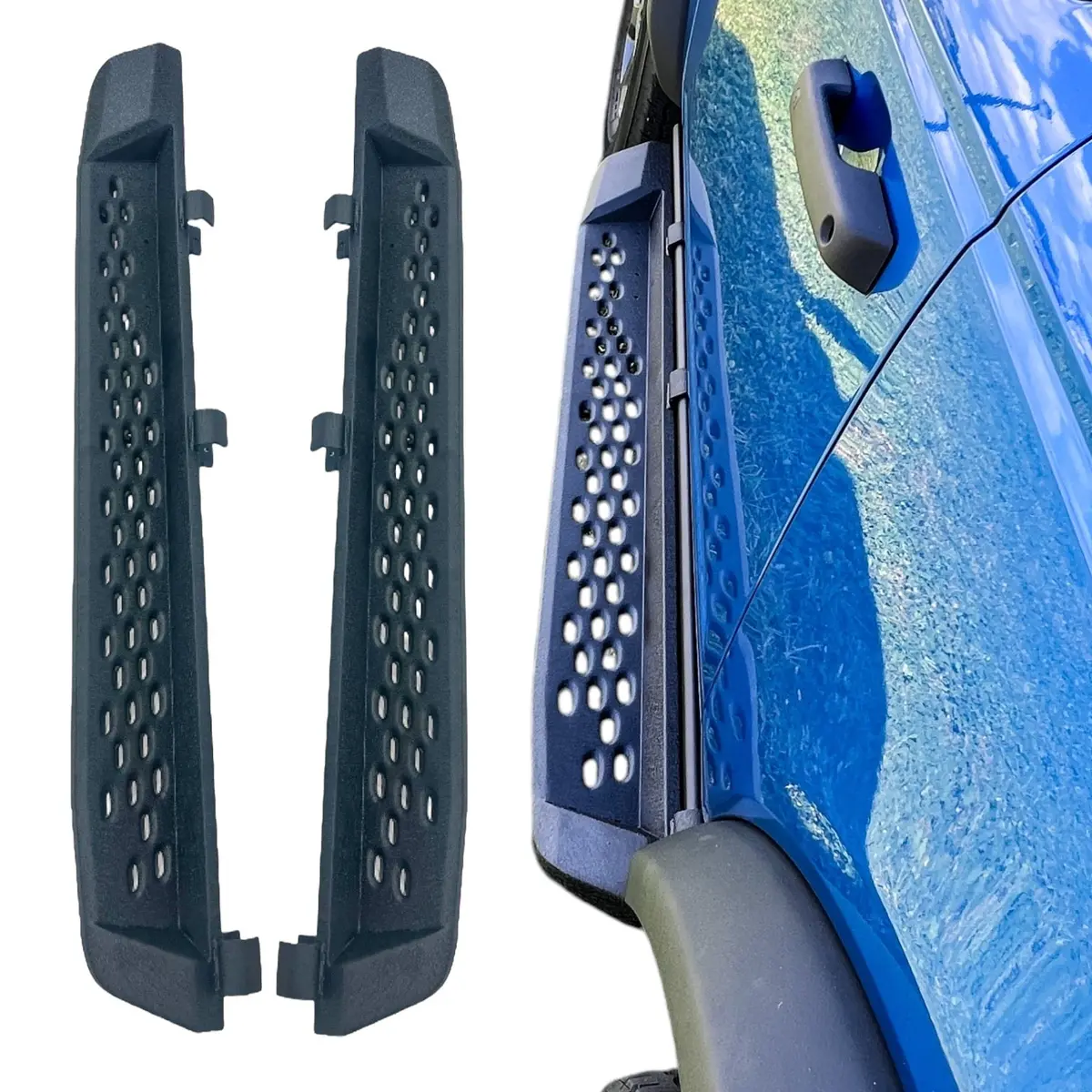 Bbm Braptor 2Dr Quick Release Side Steps (Raptor-Style) For 2021+ Bronco With Rock Rails 1