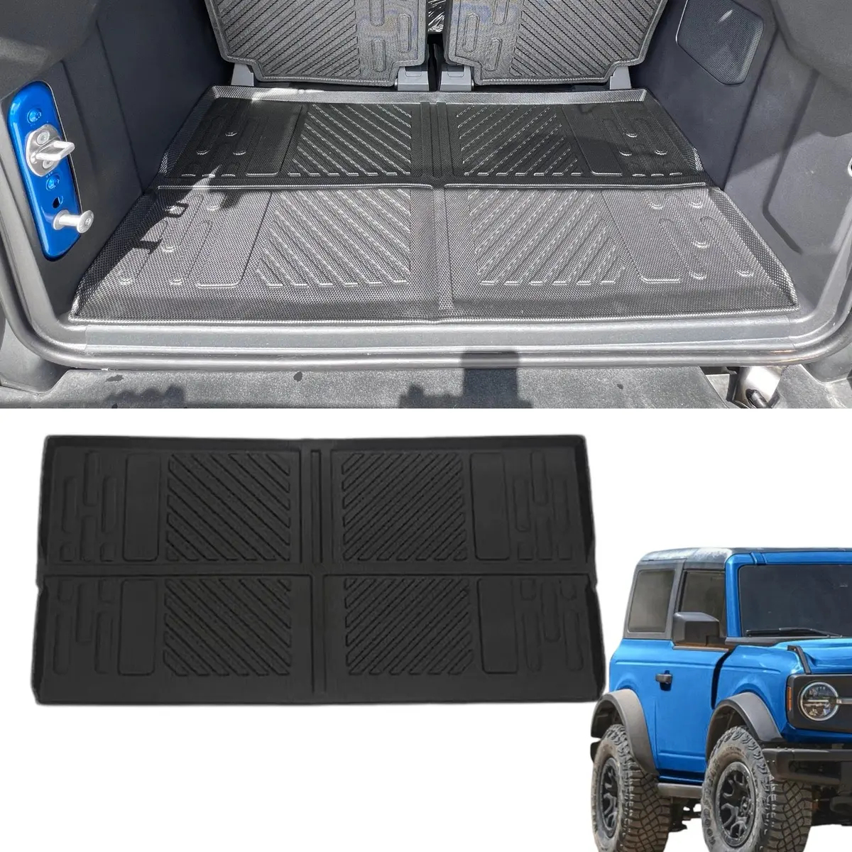 Bbm Rear Cargo Mat For The 2021+ Ford Bronco (2-Door) 1