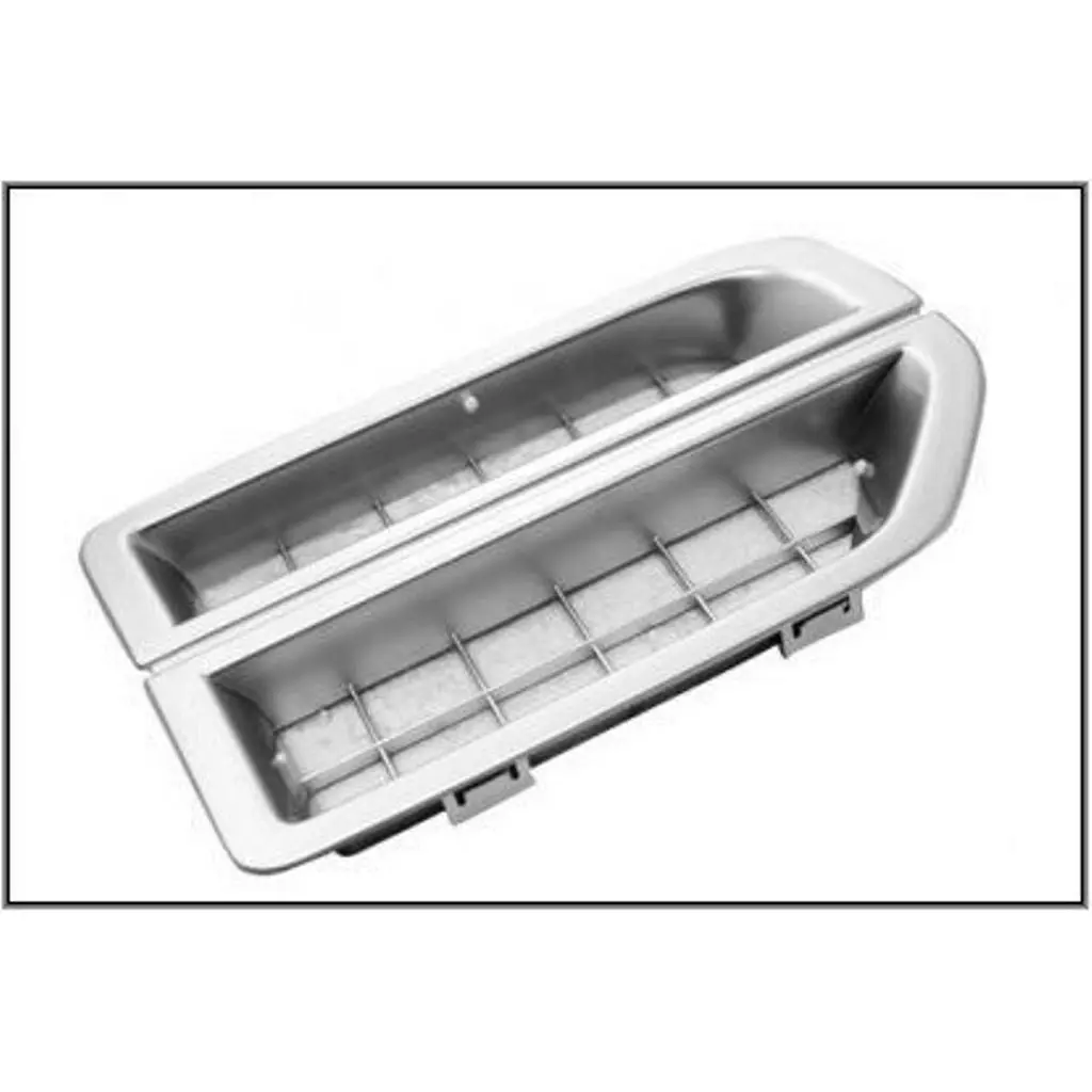 Side Vent Trim Plastic Stainless Steel Finish 1