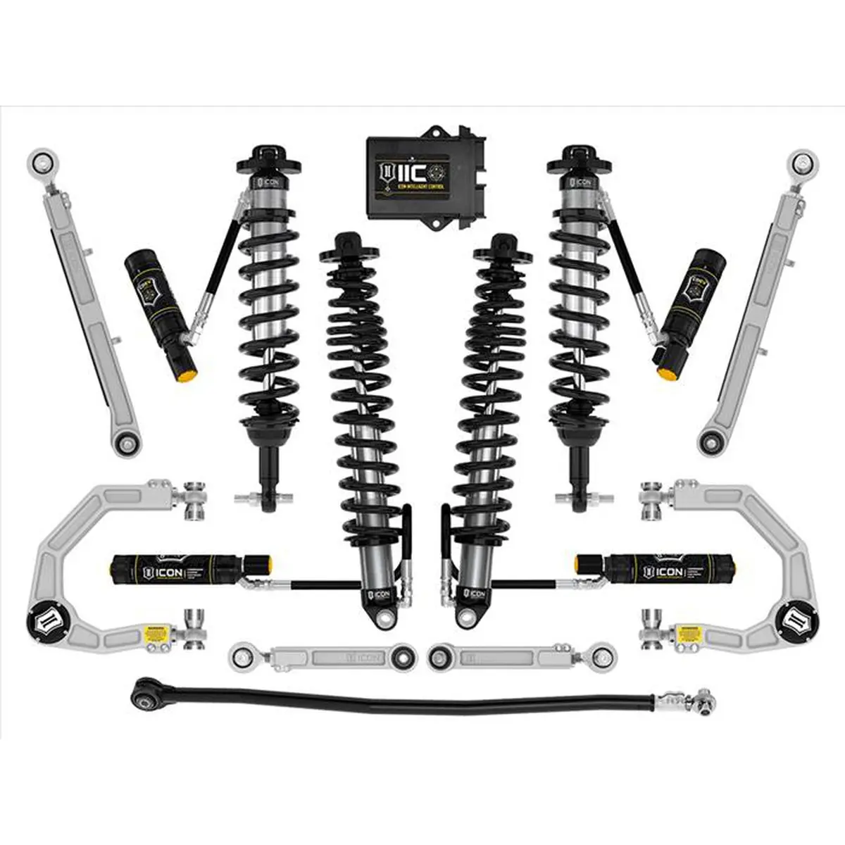 Icon Non-Sasquatch 3-4" Lift Stage 8 Suspension System Billet For 2021+ Ford Bronco | Icok40008 1