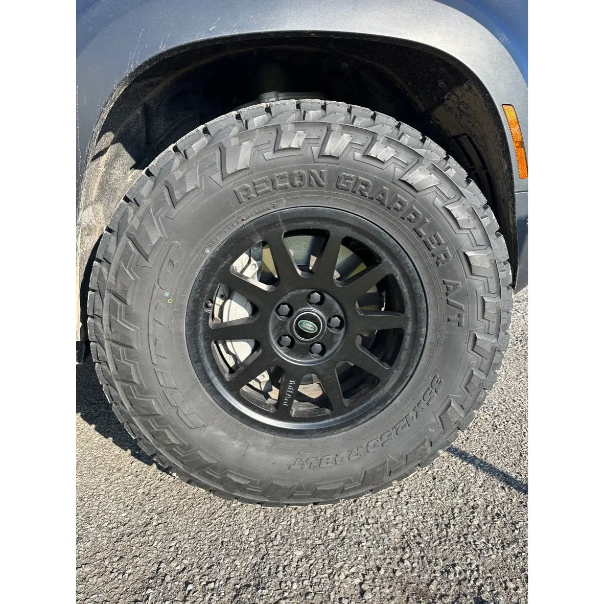 Tuffant Kimberley 18X8" Black Satin Wheel - Set Of 5 1