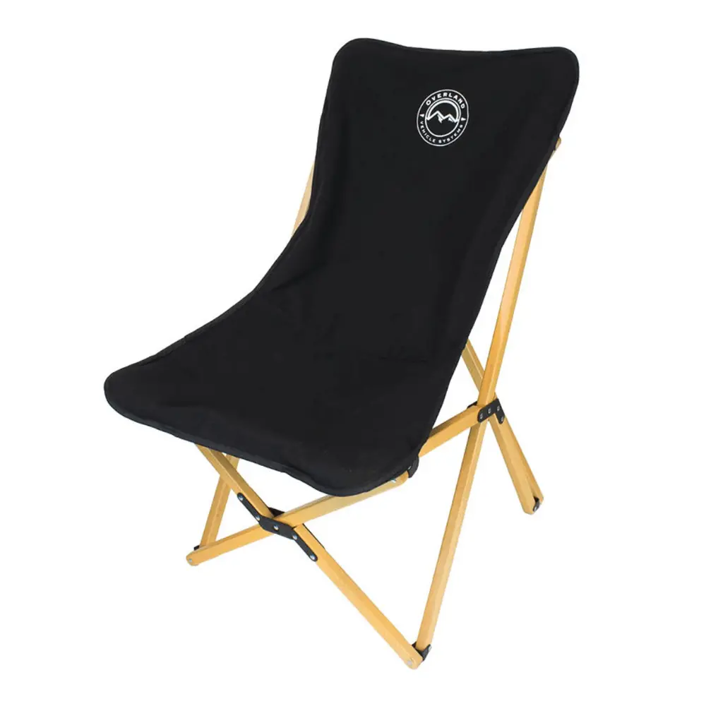 Kick It Camp Chair - Wood Base & Storage Bag 1