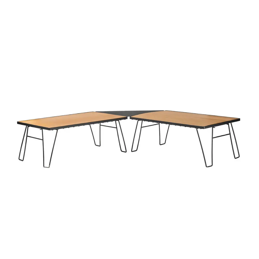 Kick It Camp Table - Wood Base & Storage Bag 1