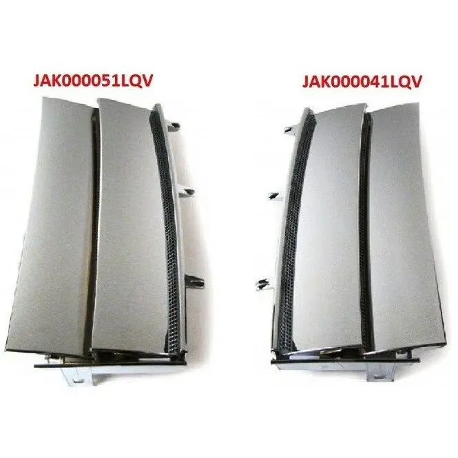 Chrome Side Vent Lh & Rh Pair Set New 1
