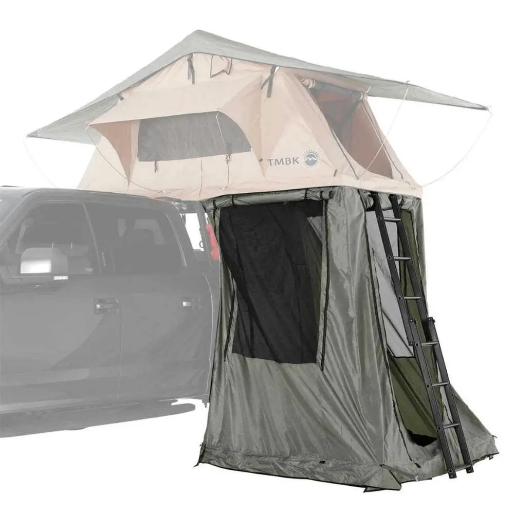 Ld Tmbk Roof Top Tent Annex Green Base With Black Floor & Travel Cover 1