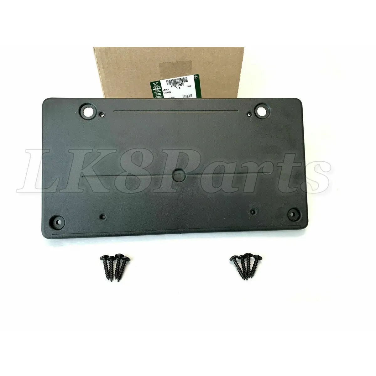 Front Bumper License Plate Holder Mounting Bracket Genuine 1