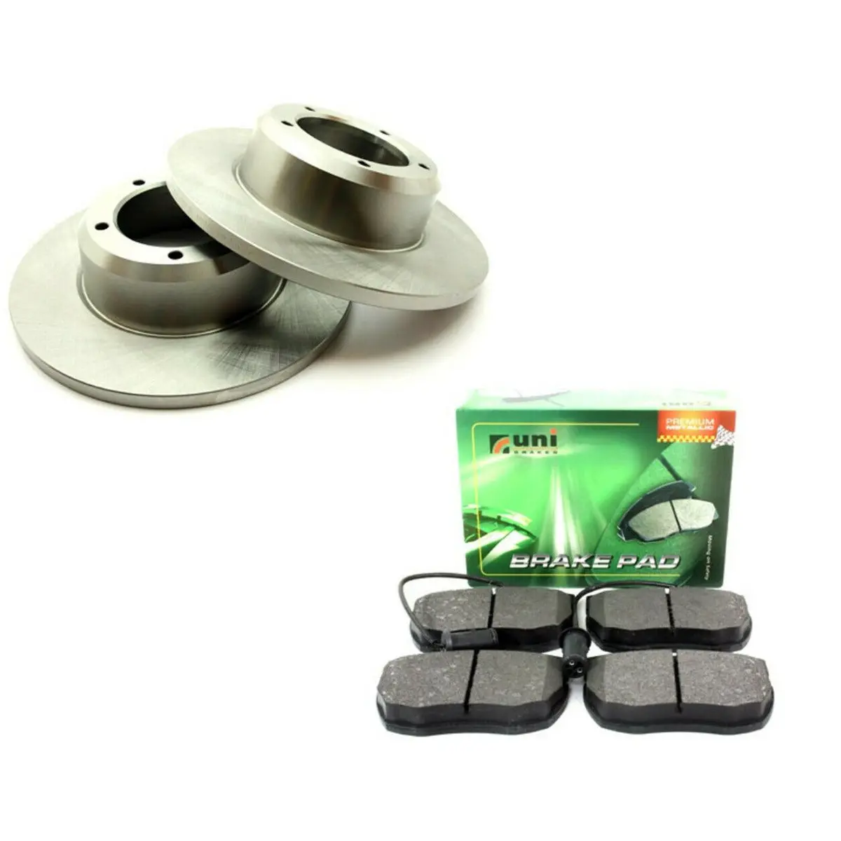 Front Performace Brake Discs & Pads Set 1