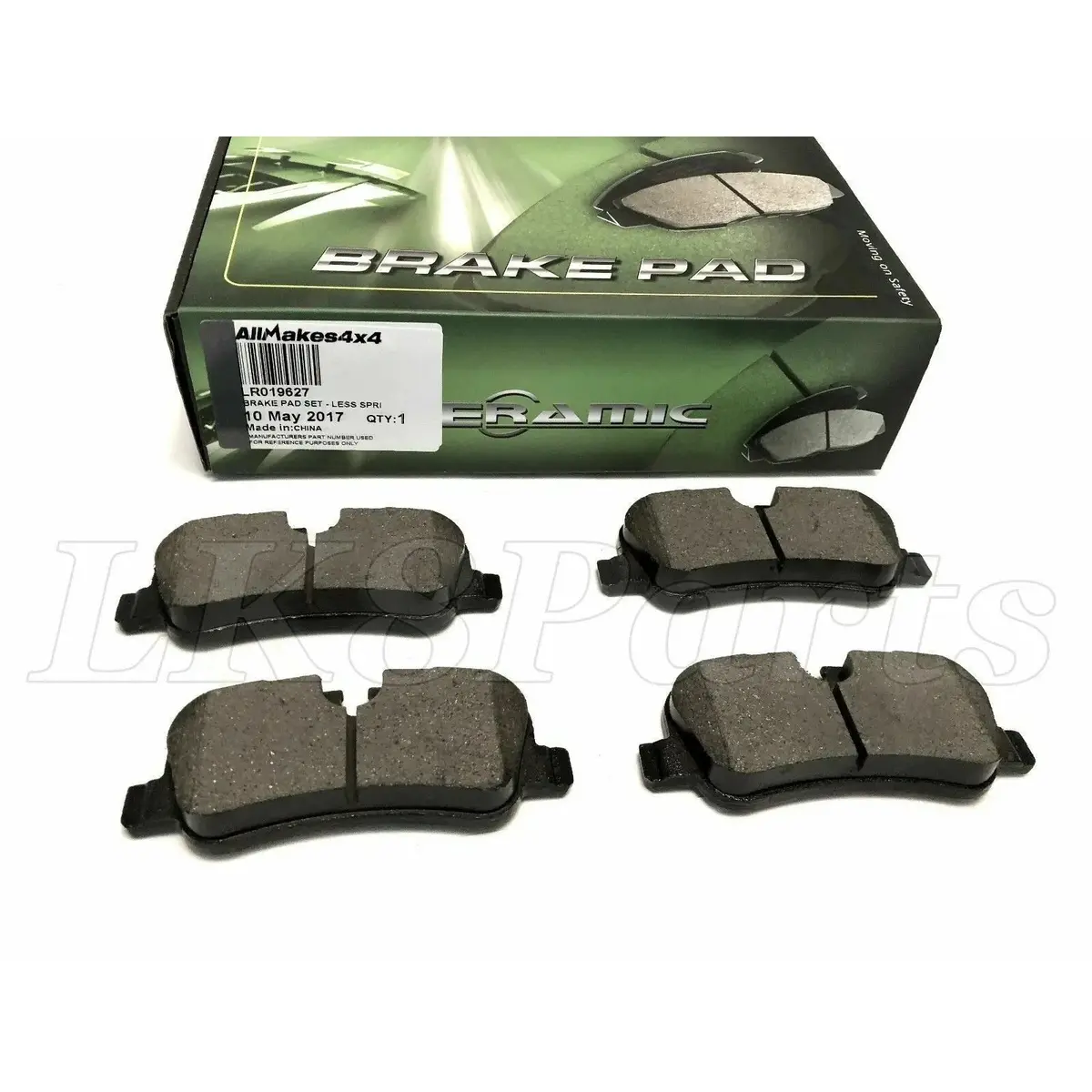 Lr019627-Rear Brake Pad Set Fits Lr3 Lr4 Range Rover Sport 1