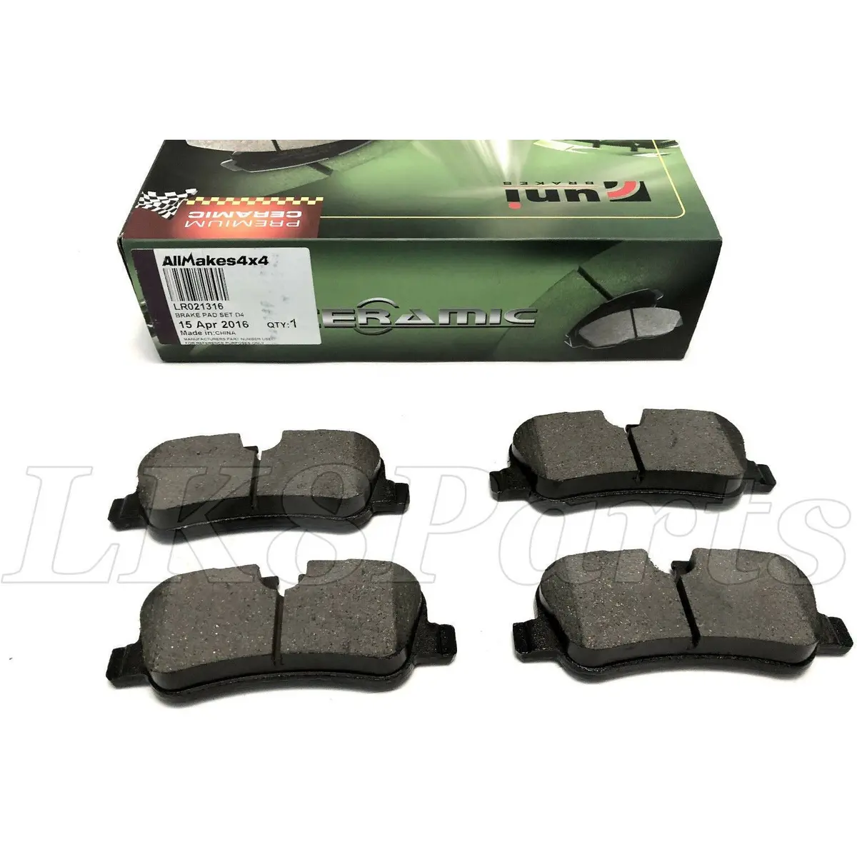 Rear Brake Pad Set Lr021316 New 1