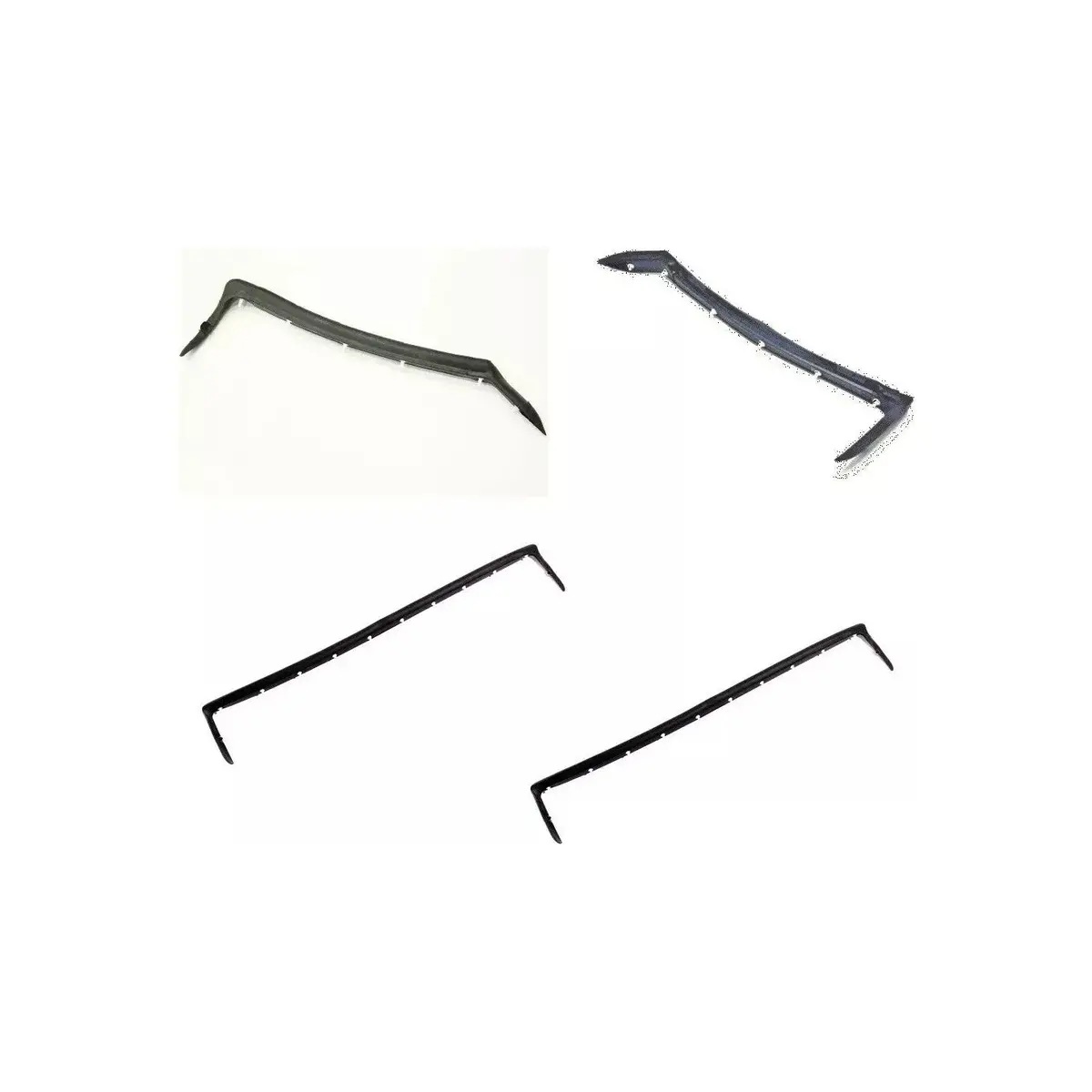 Front Rear Side Doors Bottom Rubber Weatherstrips 1