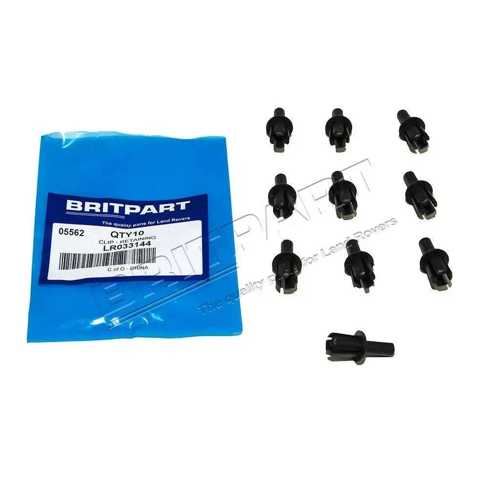 Lr033144-Wind Shield A Pillar Finisher Push Rivet Retainer Clips X10 1