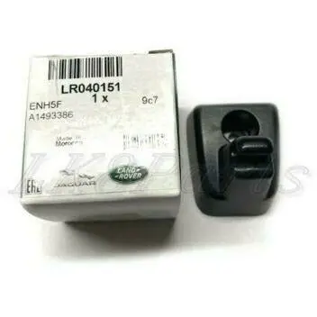 Left Front Sun Visor Retainer Clip Ebony Black Genuine 1