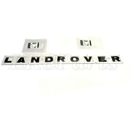 Hood Land Rover Name Plate Lettering In Gloss Black Finish Genuine 1